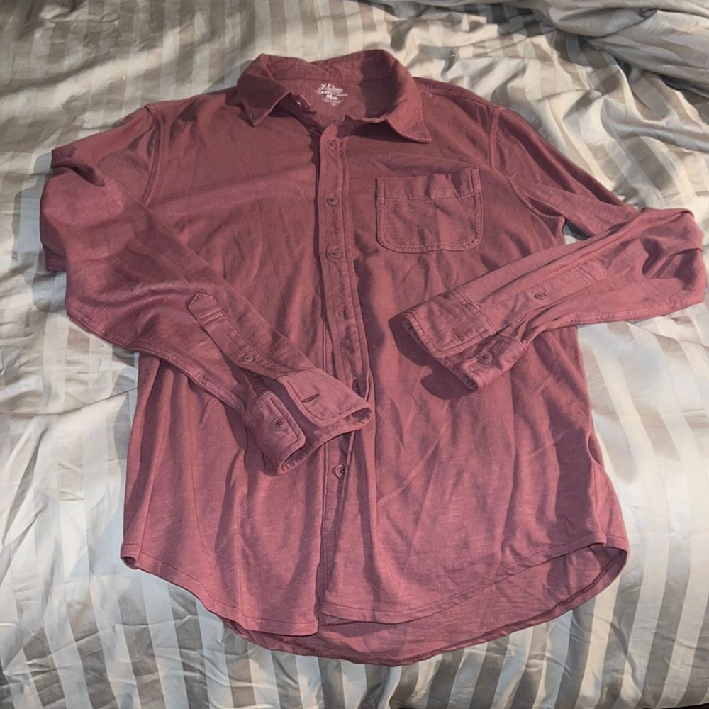 Jcrew cotton long sleeve button down